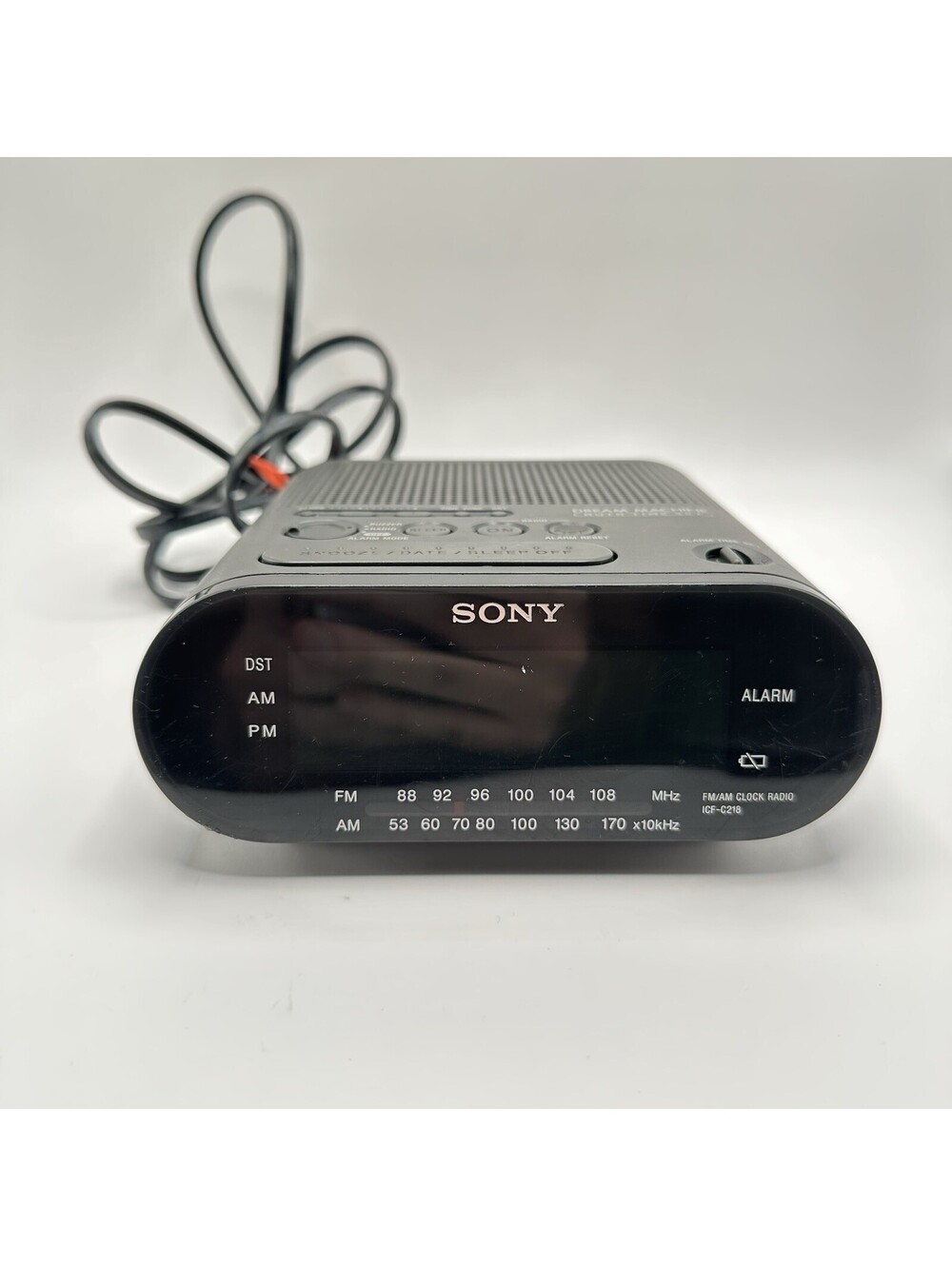 Sony Dream Machine Model ICF-C218 AM/FM Dual Alarm Clock Radio Tested & Works